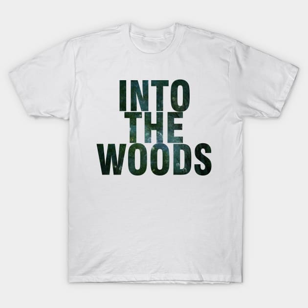 Into the woods | Darker Green T-Shirt by planetary